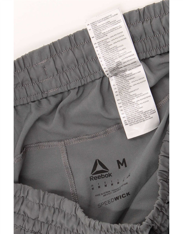Reebok Mens Regular Sport Shorts Medium Grey Polyester Sports
