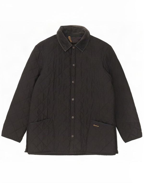 Barbour Mens Quilted Jacket UK 40 Large Navy Blue