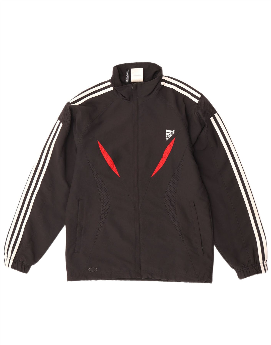 Adidas Mens Clima 365 Rain Jacket UK 34 XS Black Colourblock Polyester
