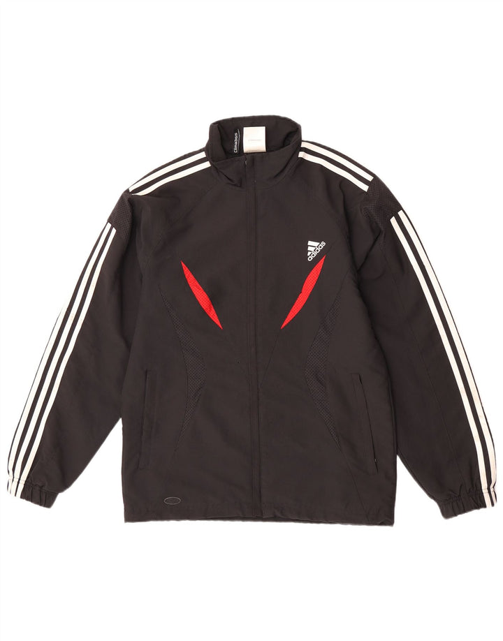 Adidas Mens Clima 365 Rain Jacket UK 34 XS Black Colourblock Polyester