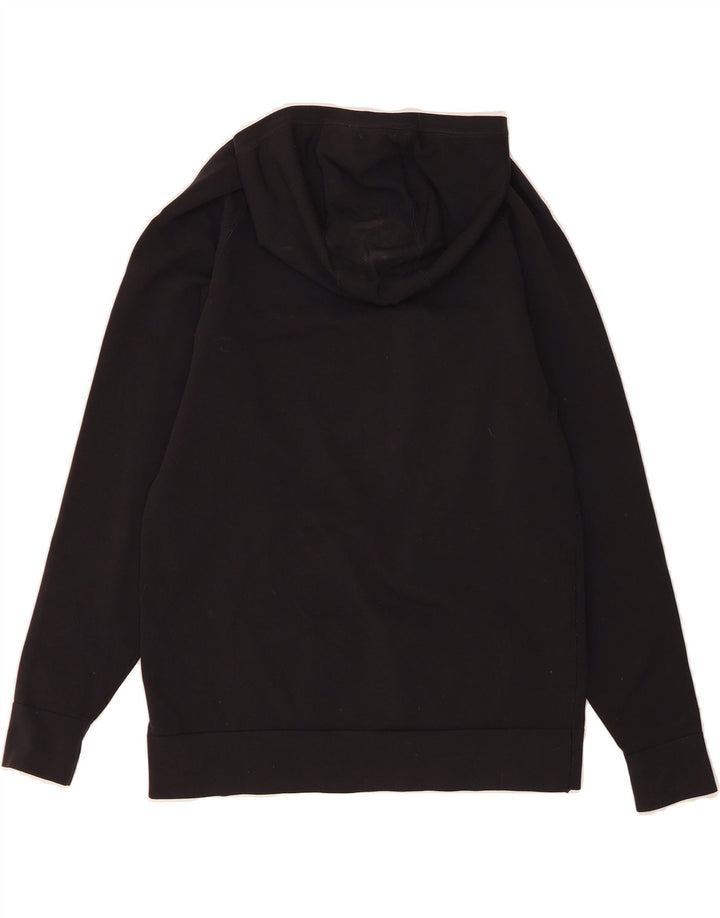 NEW BALANCE Mens Hoodie Jumper Small Black Nylon Vintage New Balance and Second-Hand New Balance from Messina Hembry 