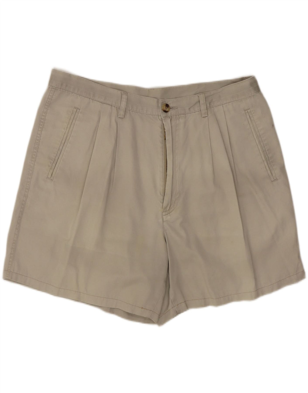 Rifle Mens Pegged Chino Shorts W36 Large  Beige
