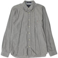 Gant Boys Fitted Shirt 15-16 Years Large Grey Flecked Cotton