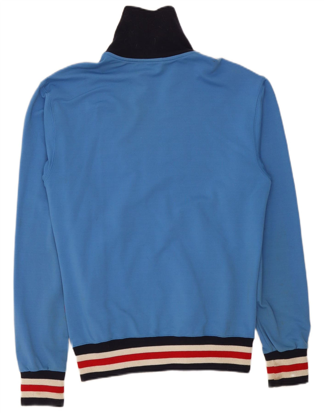 Converse Mens Graphic Tracksuit Top Jacket Large Blue Colourblock