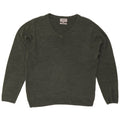 Marks & Spencer Mens V-Neck Jumper Sweater Large Green