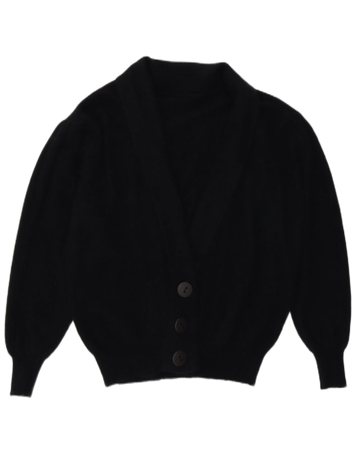 Vintage Womens Cardigan Sweater UK 16 Large Navy Blue