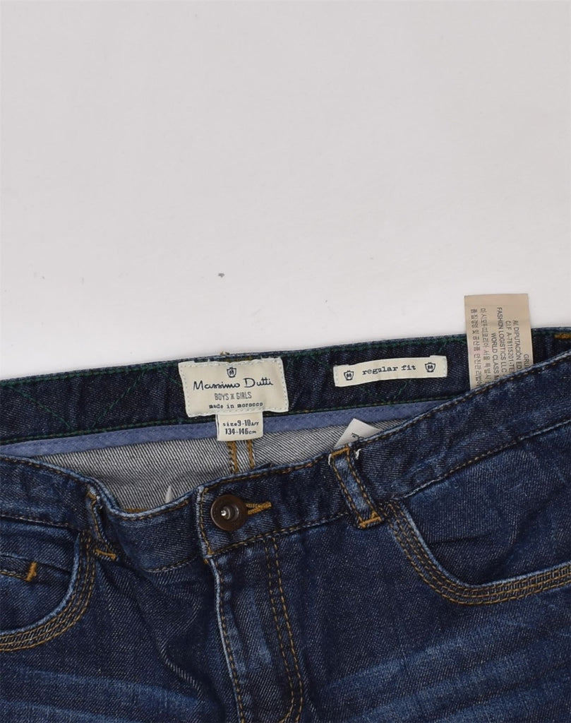 MASSIMO DUTTI Boys Regular Fit Slim Jeans 9-10 Years W25 L26 Blue Cotton | Vintage Massimo Dutti | Thrift | Second-Hand Massimo Dutti | Used Clothing | Messina Hembry 