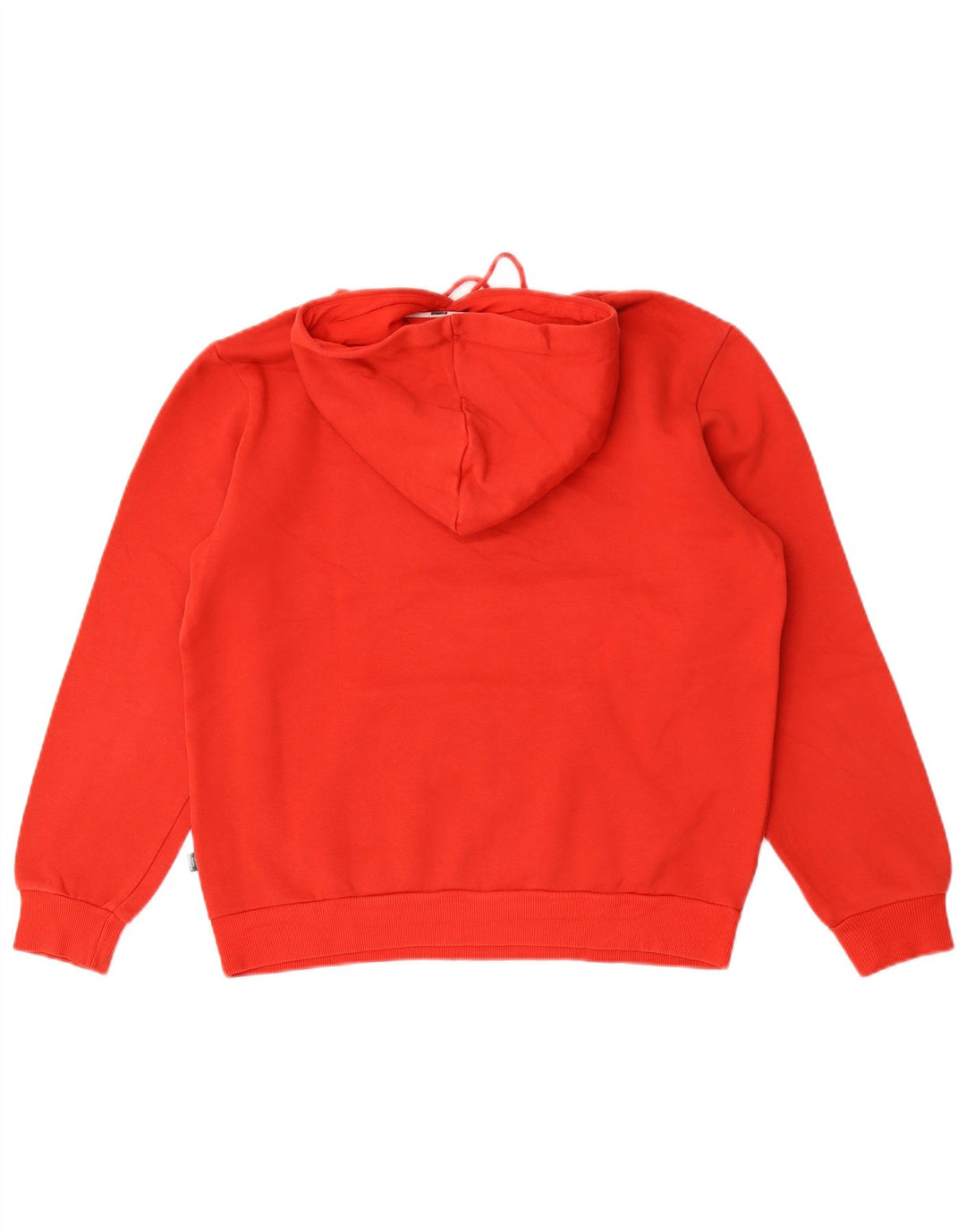 Puma Mens Graphic Hoodie Jumper Small Red Cotton