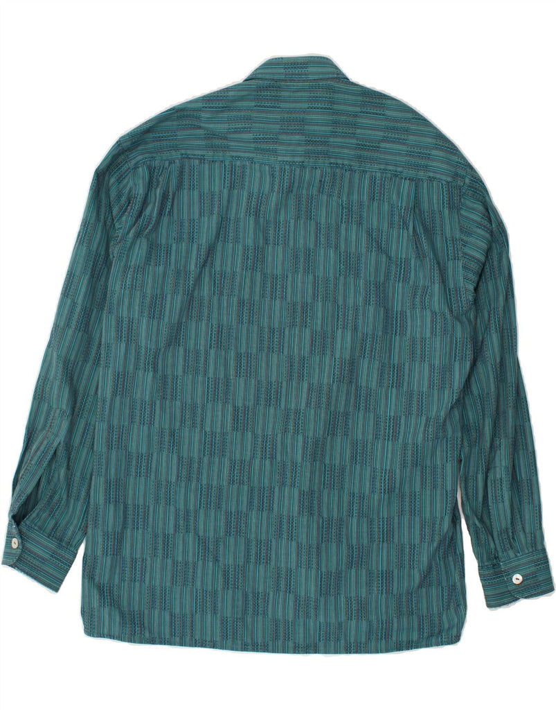 VINTAGE Mens Shirt XL Turquoise Check | Vintage Vintage | Thrift | Second-Hand Vintage | Used Clothing | Messina Hembry 