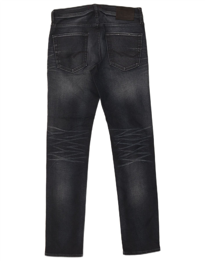 Jack & Jones Mens GLENN Slim Jeans W29 L30 Navy Blue Cotton