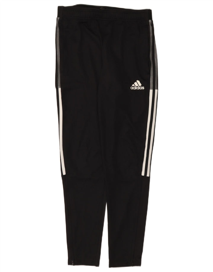 Adidas Womens Aeroready Tracksuit Trousers UK 10 Small Black Polyester
