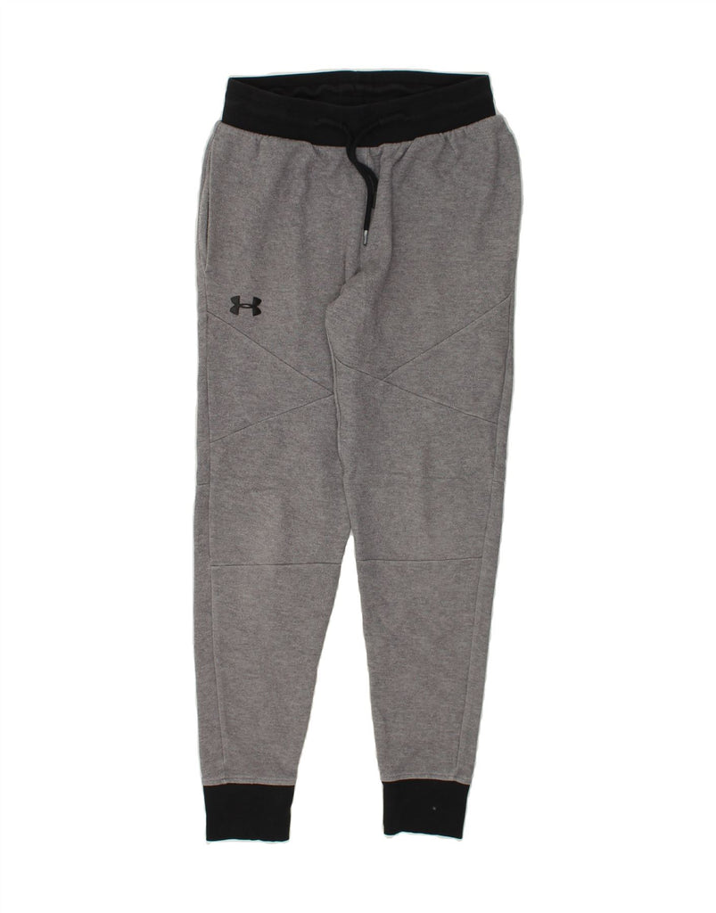 UNDER ARMOUR Mens Tracksuit Trousers Joggers Small Grey | Vintage Under Armour | Thrift | Second-Hand Under Armour | Used Clothing | Messina Hembry 