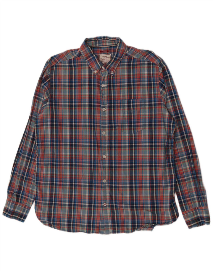 Fat Face Mens Shirt Large Multicoloured Check Cotton