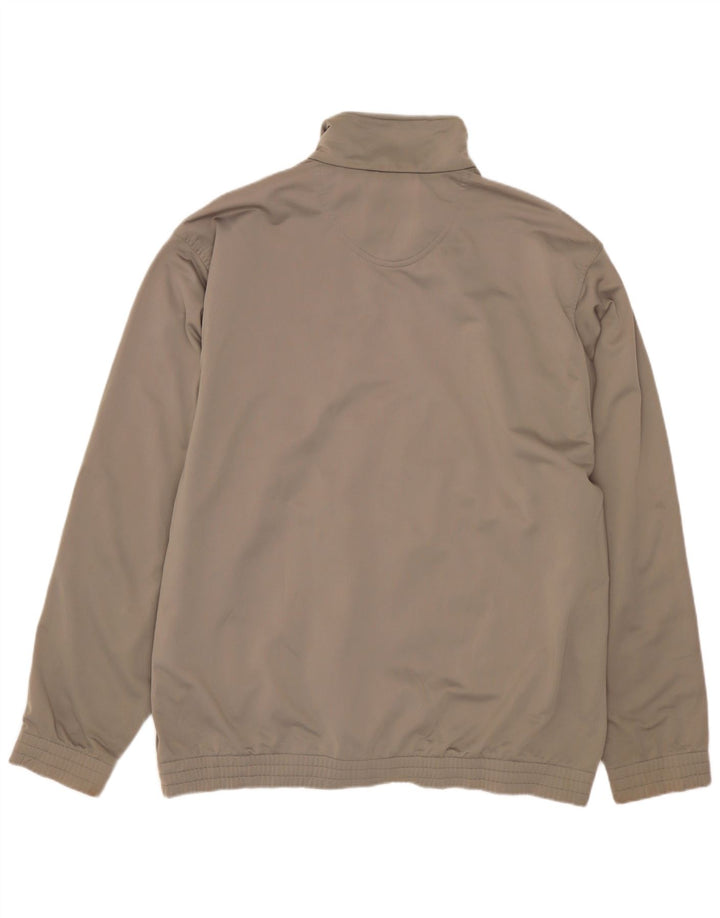 LOTTO Mens Tracksuit Top Jacket Large Grey Polyester