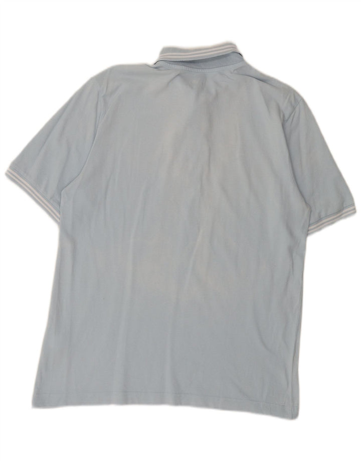 Kappa Mens Polo Shirt Large Blue Cotton