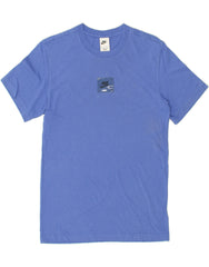 NIKE Mens Graphic T-Shirt Top Small Blue Cotton