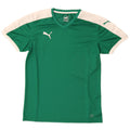 Puma Mens Graphic T-Shirt Top Medium Green Colourblock