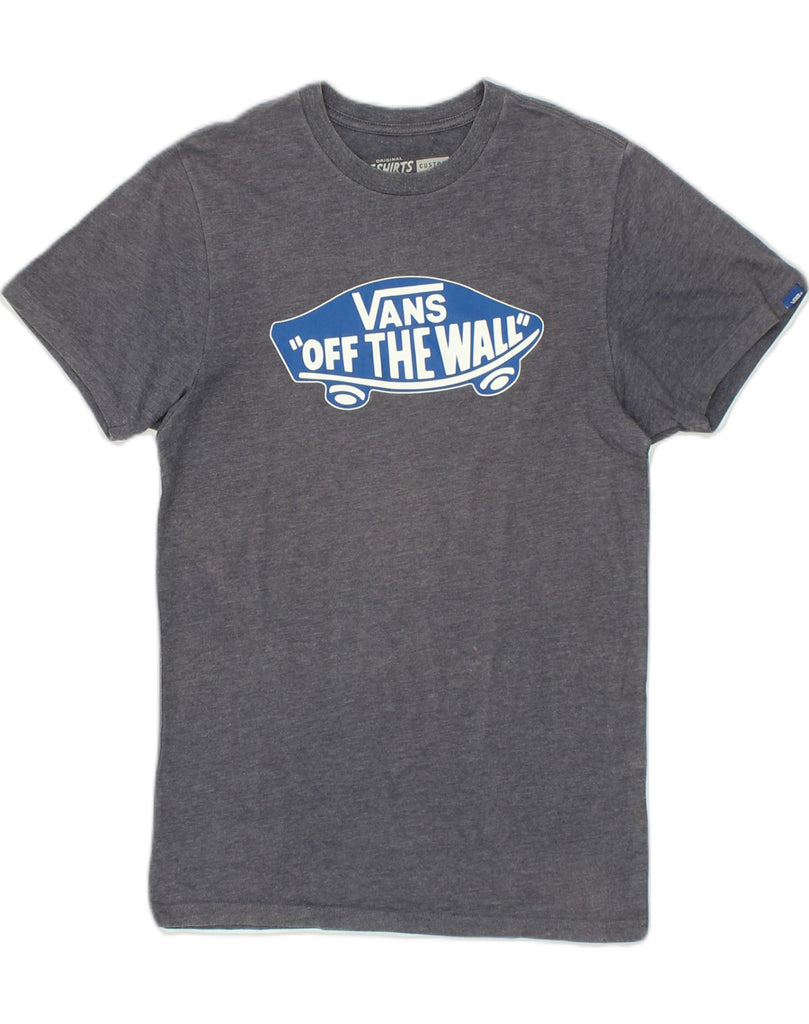 VANS Mens Off The Wall Graphic T-Shirt Top Small Grey Cotton | Vintage Vans | Thrift | Second-Hand Vans | Used Clothing | Messina Hembry 