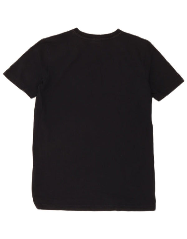 North Sails Boys Graphic T-Shirt Top 11-12 Years Black Cotton