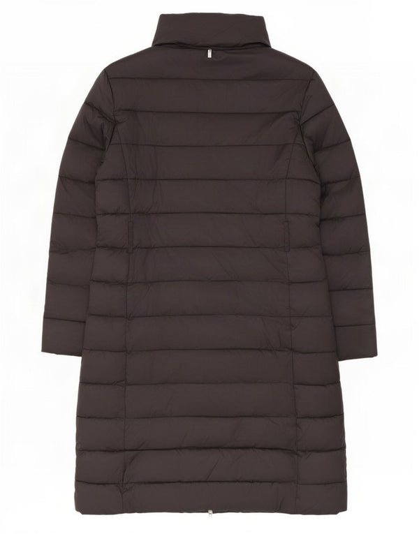 Ted Baker Womens Hooded Padded Coat Size 3 Medium Black Polyamide