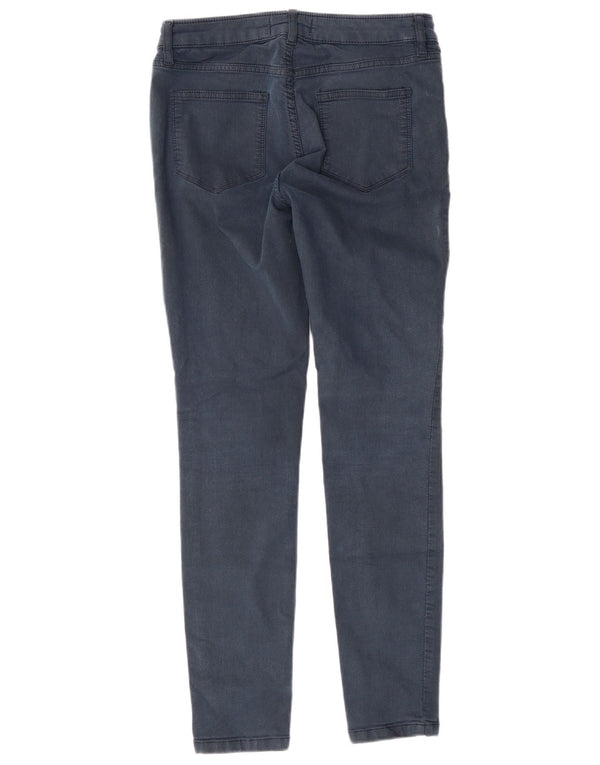 FAT FACE Womens Skinny Jeans UK 10 Small W28 L28  Navy Blue