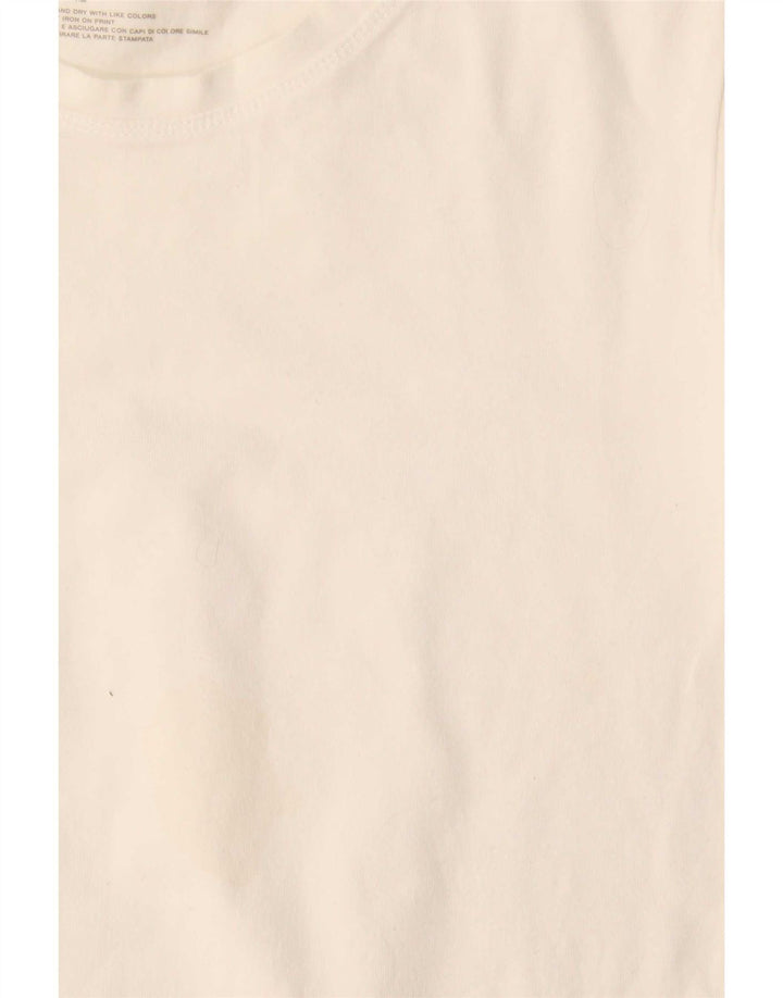 Gap Womens T-Shirt Top UK 10 Small White Cotton