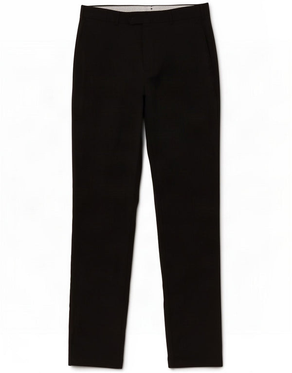 Massimo Dutti Mens Slim Suit Trousers EU 40 Medium W31 L31 Black Wool