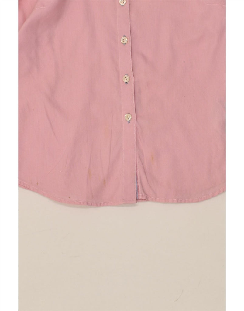 TOMMY HILFIGER Womens Shirt US 4 Small Pink Cotton | Vintage Tommy Hilfiger | Thrift | Second-Hand Tommy Hilfiger | Used Clothing | Messina Hembry 