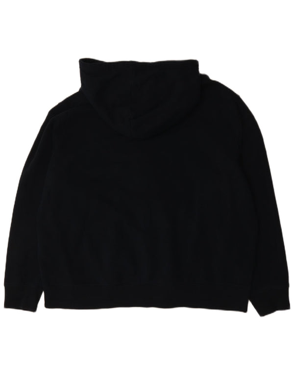 Marks & Spencer Mens Zip Hoodie Sweater 3XL Navy Blue Cotton