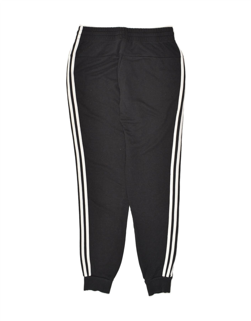 ADIDAS Womens Tracksuit Trousers Joggers UK 8/10 Small Black Cotton | Vintage Adidas | Thrift | Second-Hand Adidas | Used Clothing | Messina Hembry 