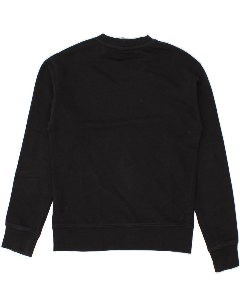 CHAMPION Boys Graphic Sweatshirt Jumper 9-10 Years Medium Black Cotton | Vintage Champion | Thrift | Second-Hand Champion | Used Clothing | Messina Hembry 