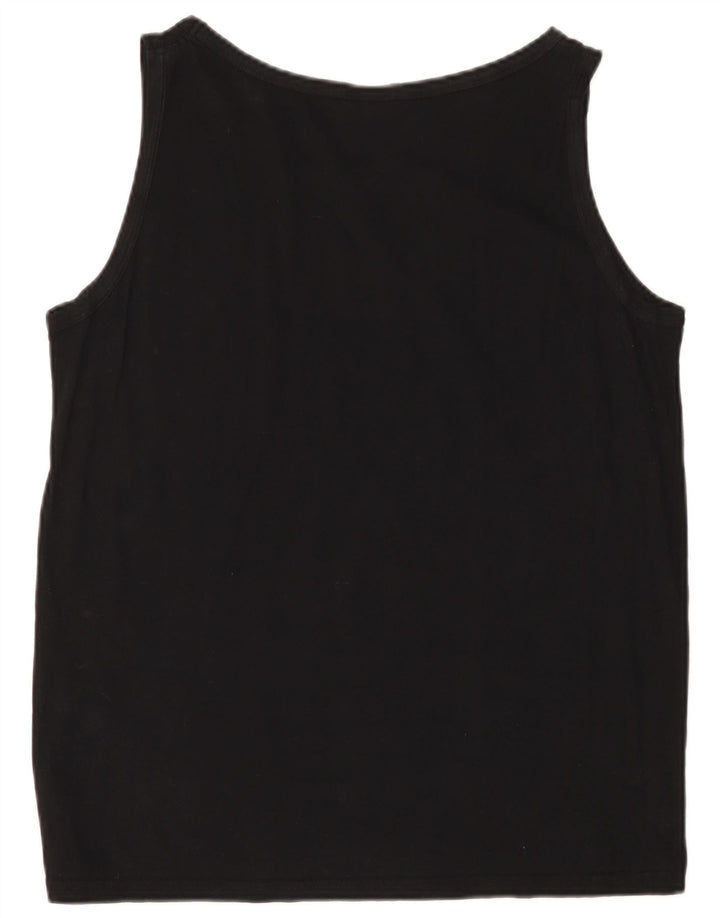 UMBRO Womens Vest Top UK 18 XL Black Cotton