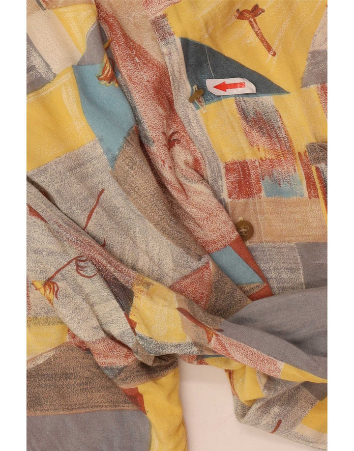 Rodrigo Mens Short Sleeve Shirt Size 16 41 Large Multicoloured Geometric