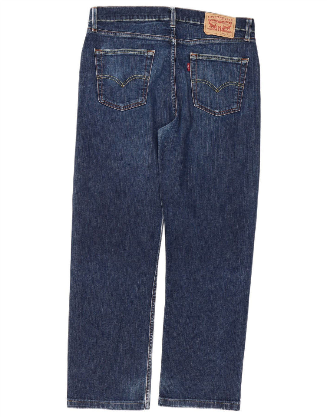 Levi's Mens 751 Straight Jeans W34 L29 Blue Cotton