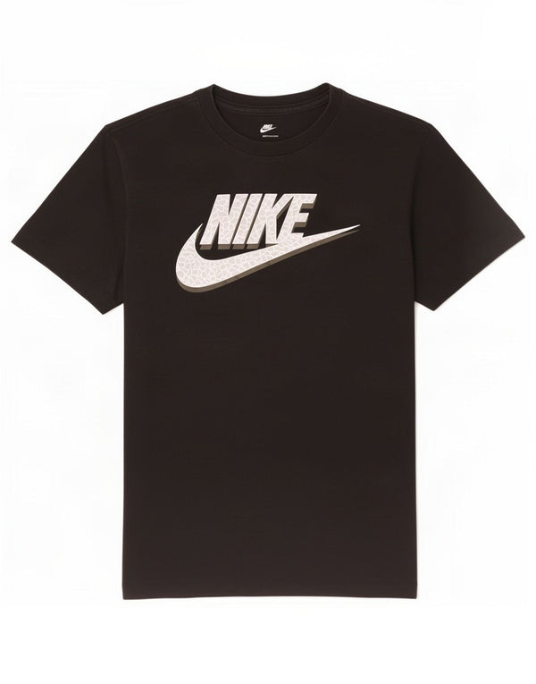 Nike Mens Graphic T-Shirt Top Small Black Cotton