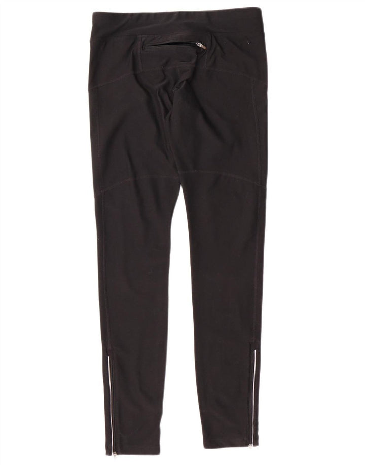 NIKE Womens Leggings UK 10 Small  Black Polyester