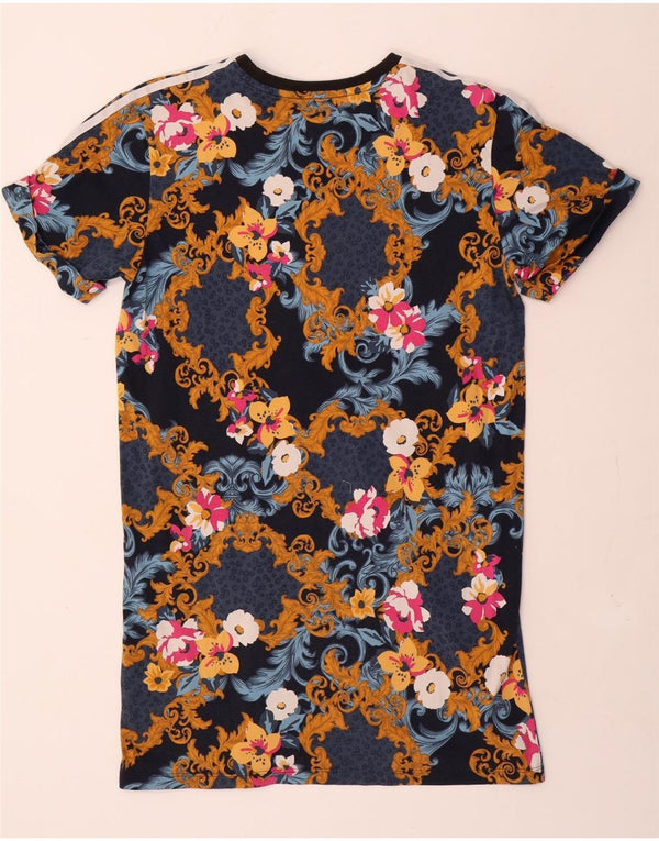 Adidas Womens Her Studio London T-Shirt Dress UK 10 Small Multicoloured