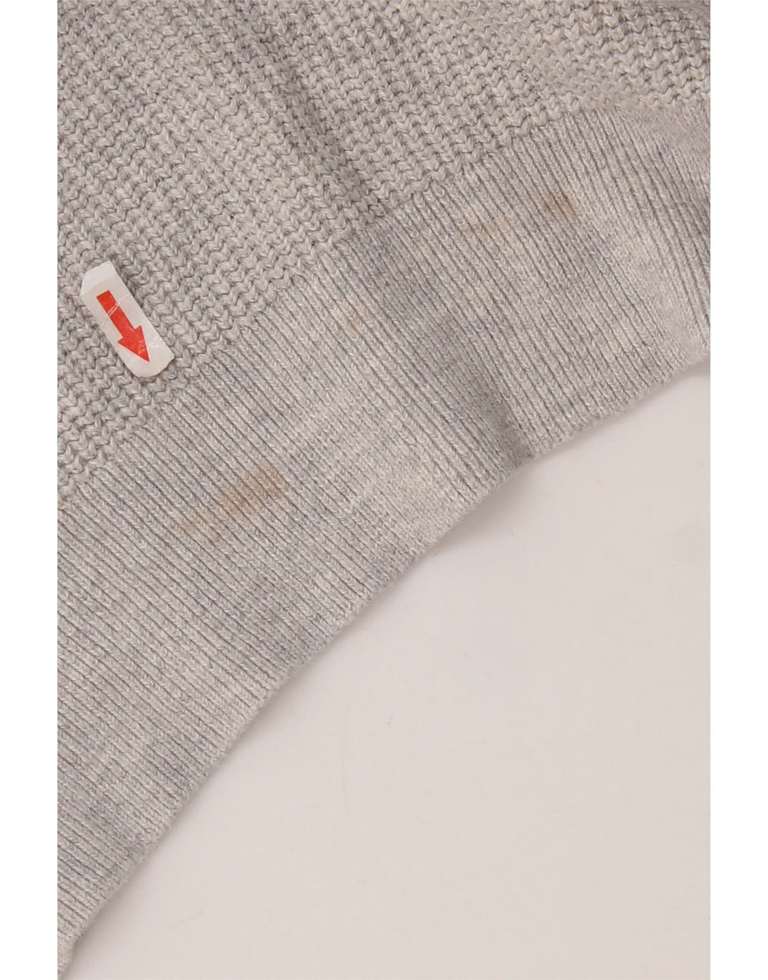 Superdry Mens Crew Neck Jumper Sweater Medium Grey Cotton