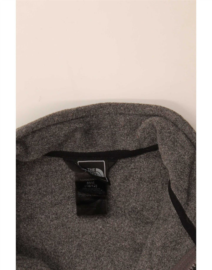The North Face Boys Fleece Jacket 10-11 Years Medium Grey Colourblock