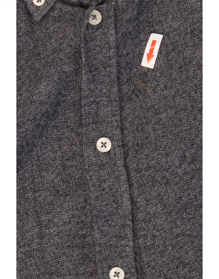 Crew Clothing Mens Shirt 2XL Grey Cotton