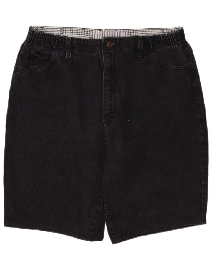 LEE Mens Denim Shorts W38 XL Black
