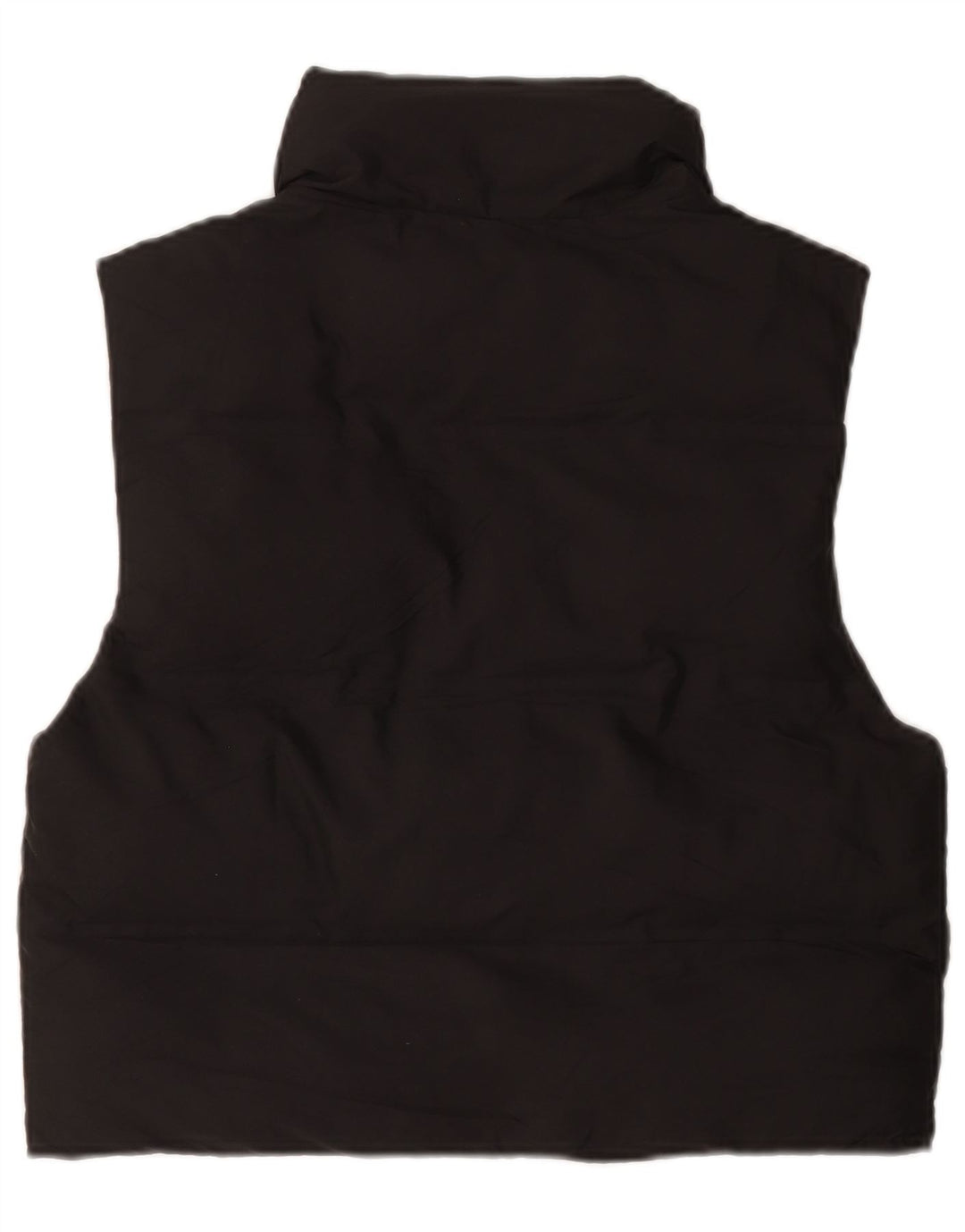 Zara Womens Oversized Padded Gilet UK 6 XS Black Polyester