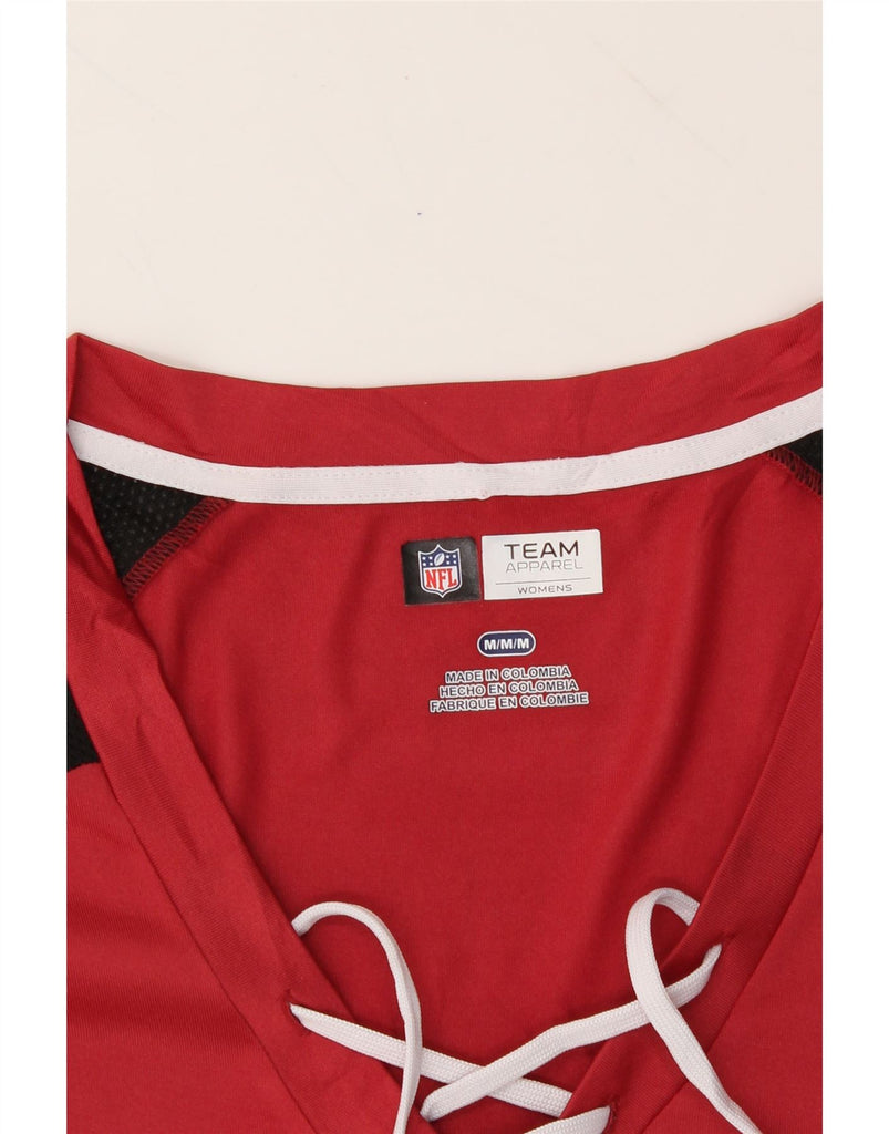 NFL Womens Arizona Cardinals Graphic T-Shirt Top UK 12 Medium Red Vintage NFL and Second-Hand NFL from Messina Hembry 