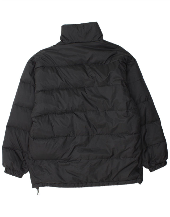 LE FROG Mens Loose Fit Padded Jacket UK 38 Medium Black Polyamide