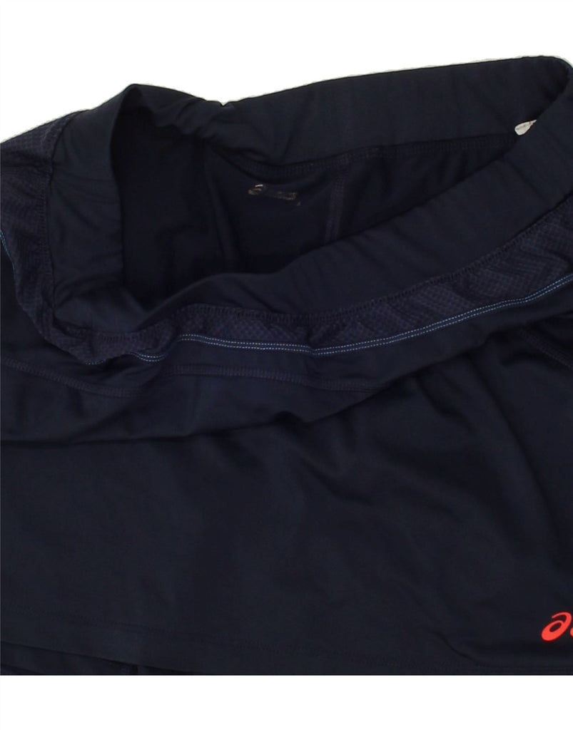 ASICS Womens Skort UK 14 Large Navy Blue | Vintage Asics | Thrift | Second-Hand Asics | Used Clothing | Messina Hembry 