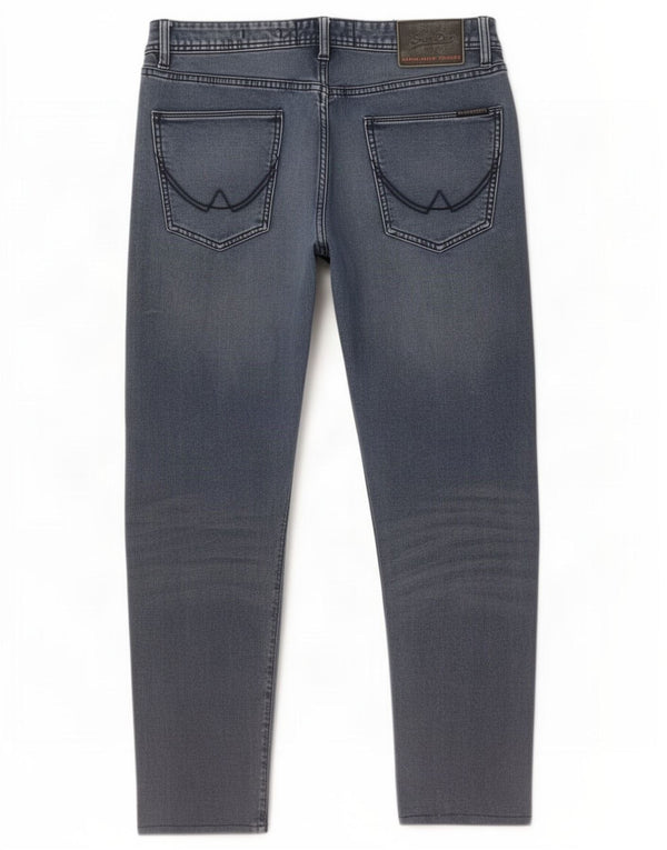 Superdry Mens Slim Tapered Jeans W31 L32 Blue Cotton