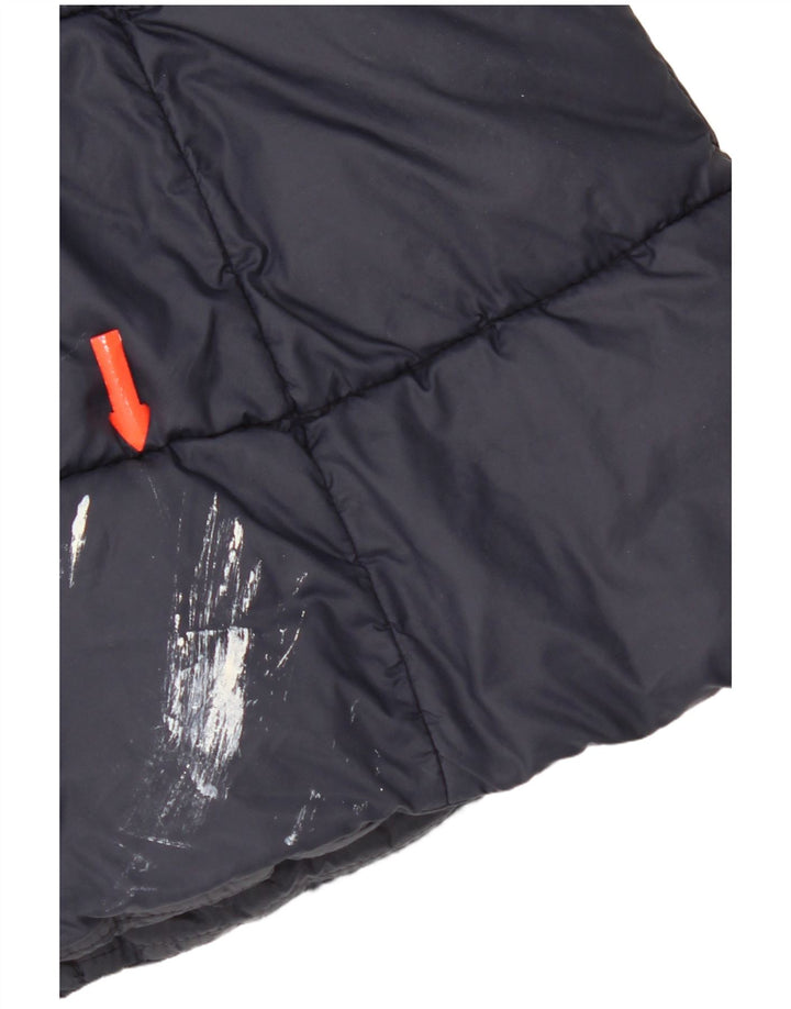 Barbour Womens Padded Gilet UK 8 Small Navy Blue Polyamide