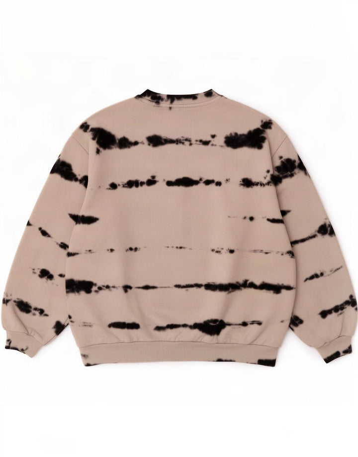Levi's Mens Sweatshirt Jumper Medium Off White Tie Dye Cotton