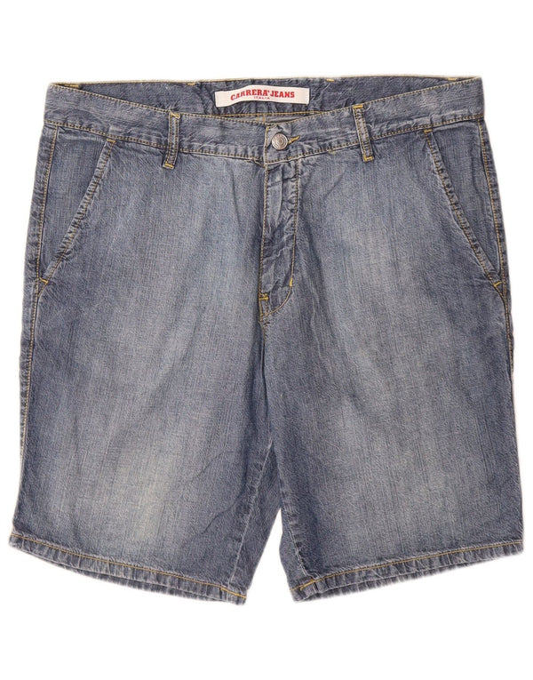 Carrera Mens Regular Denim Shorts IT 50 Large W34  Blue Cotton
