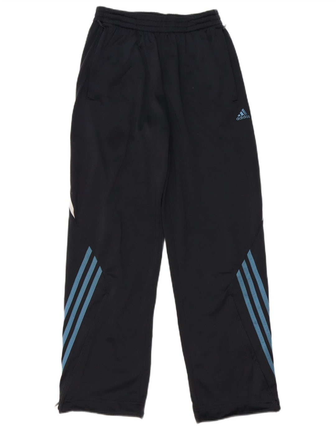 Adidas Boys Tracksuit Trousers 13-14 Years  Black Colourblock Polyester